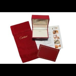 Cartier paper bags, manual, box and pouch